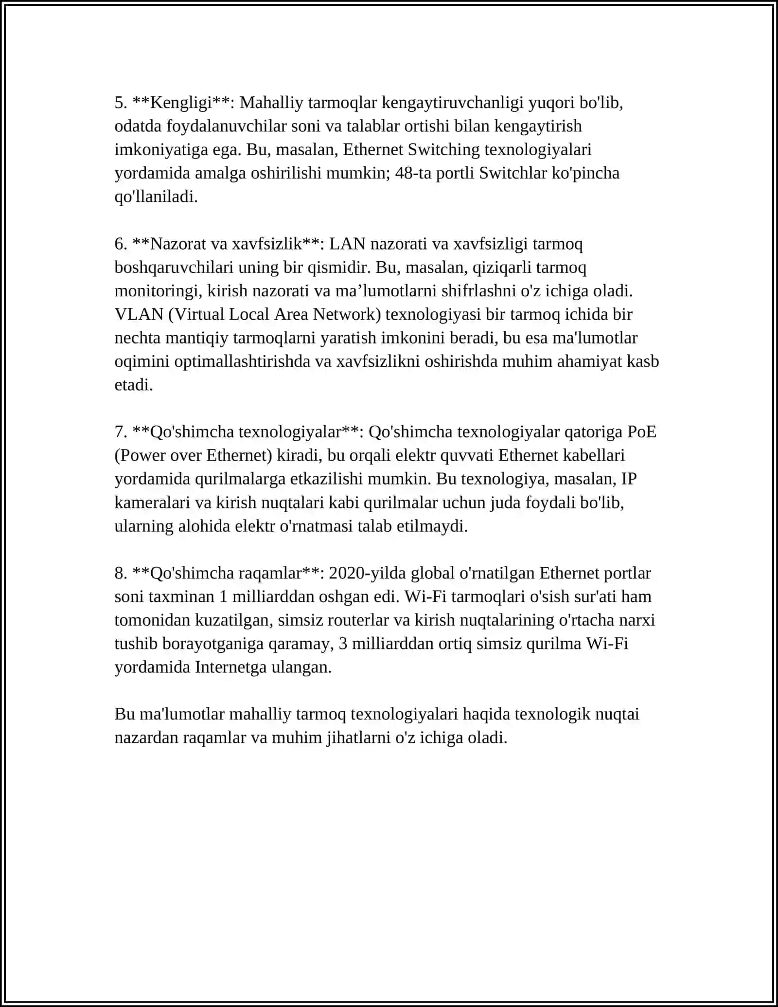 Mahalliy Tarmoq Texnologiyalari 4