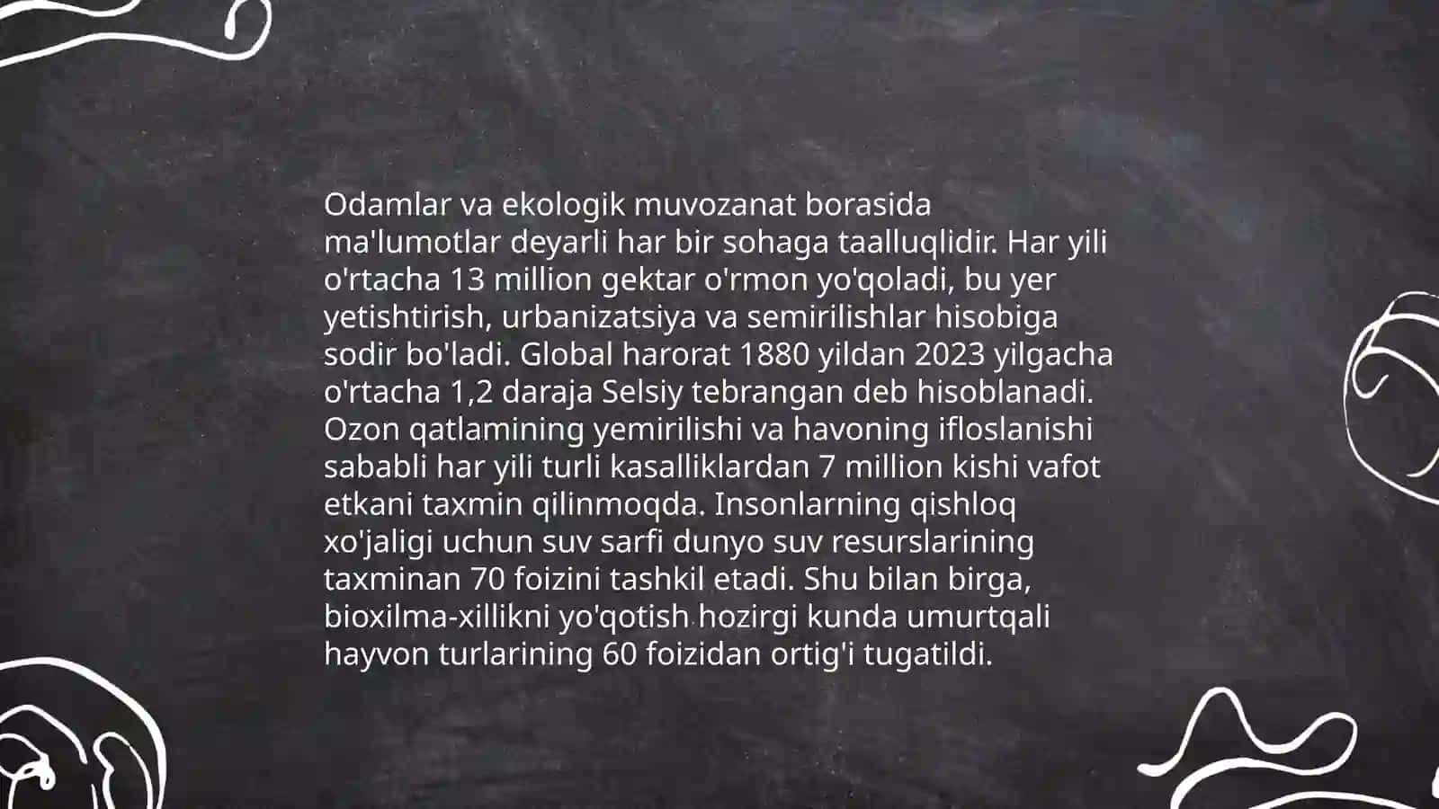 Odam va biosfera, odam ekologiyasi 4