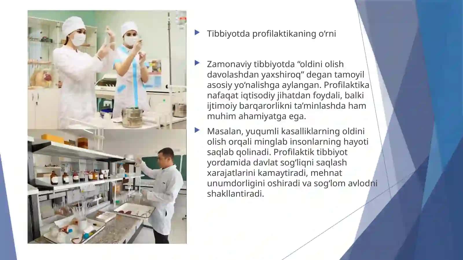 Profilaktika turlari, uning gigiyenik ahamiyati 4