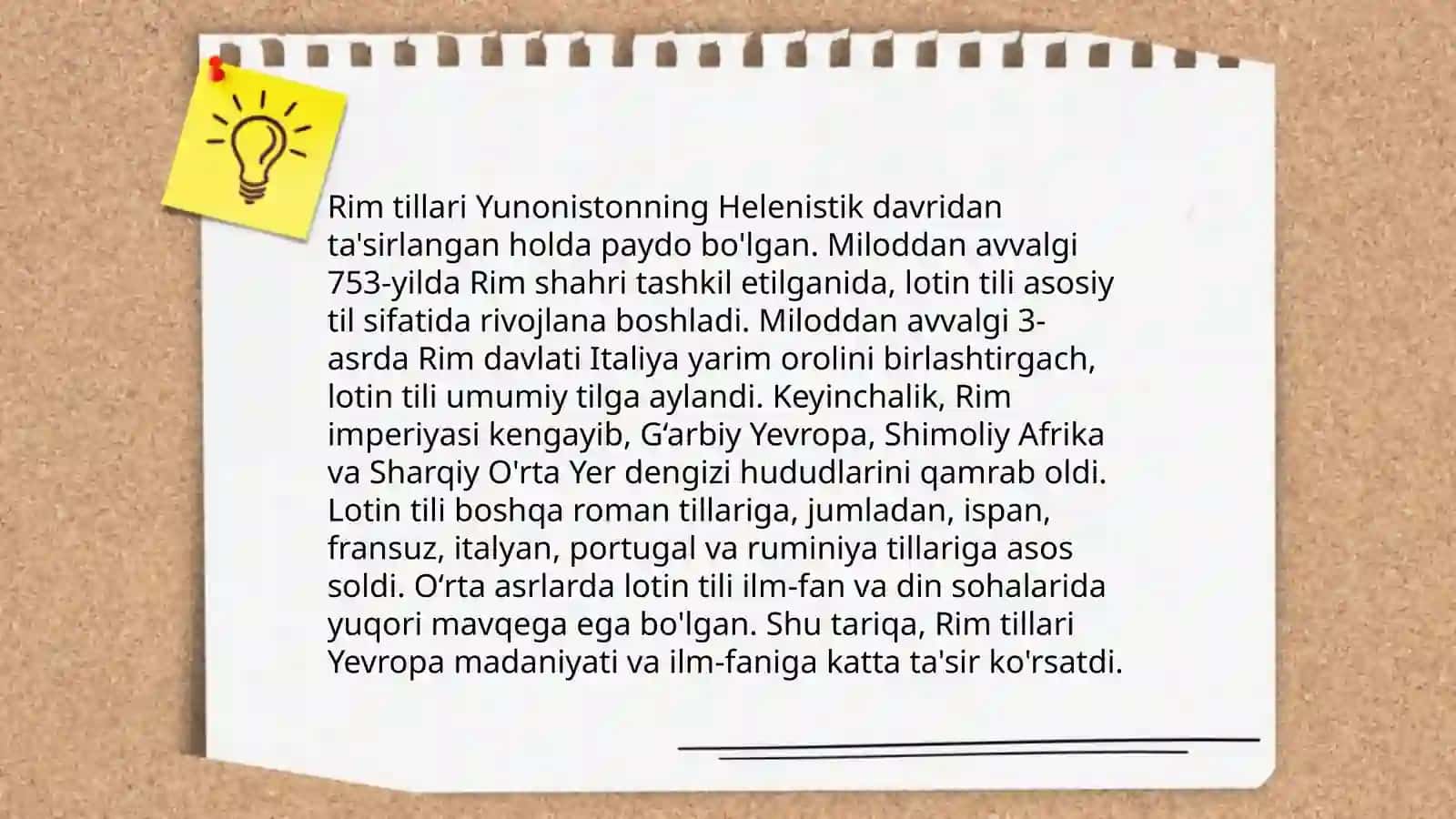 Til oilalari. Hind Yevropa roman tillari 4