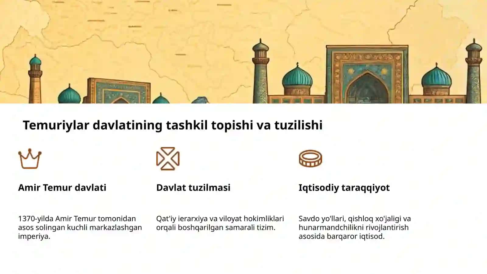 Amir Temur: Buyuk sarkarda va davlat arbobi 4
