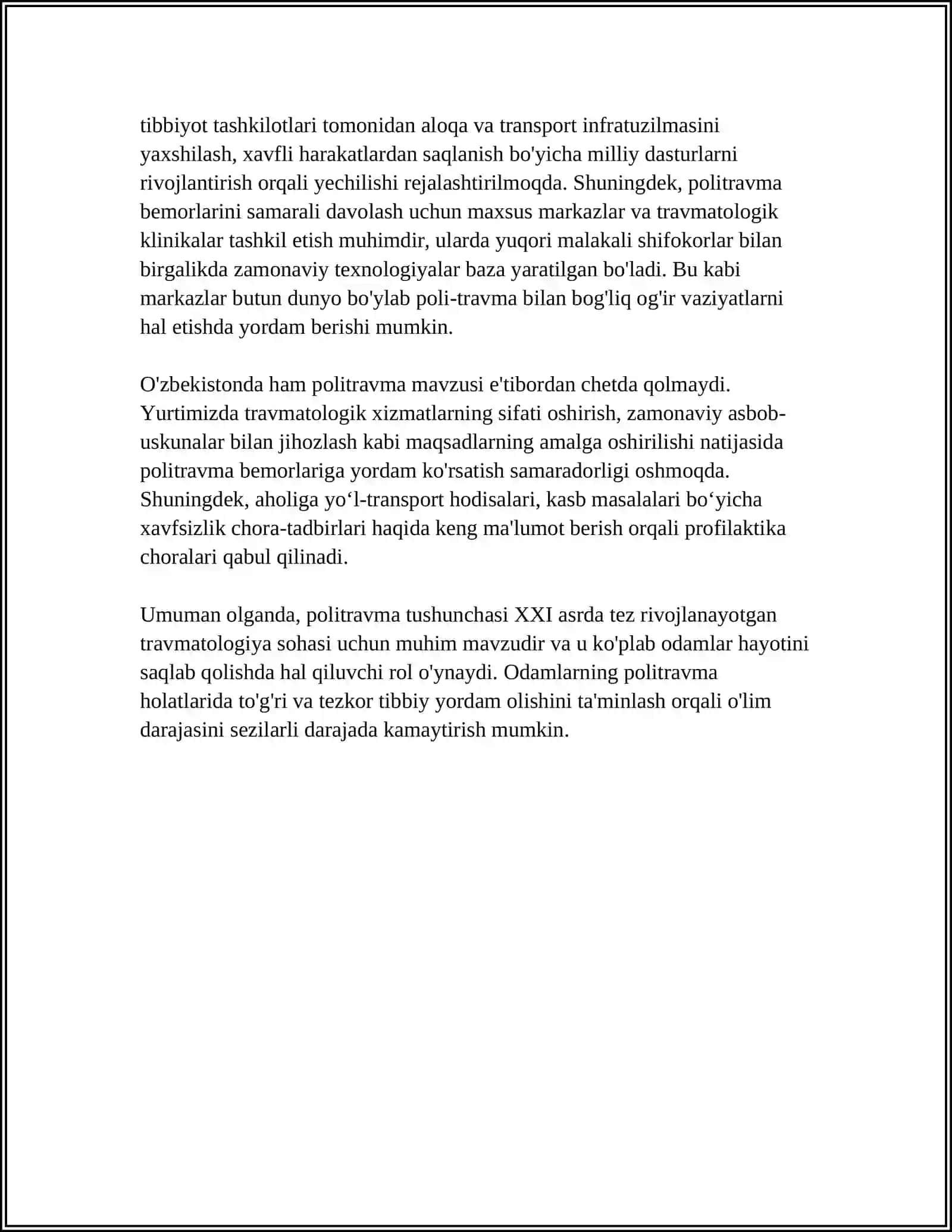 POLITRAVMANI NUR TEKSHIRISH TAKTIKASI 4
