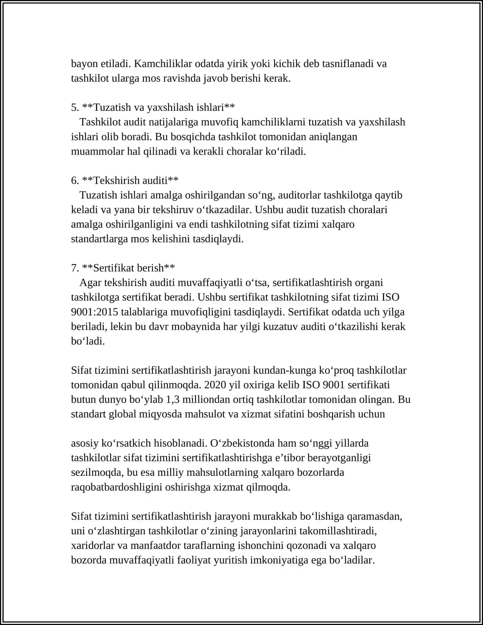 SIFAT TIZIMINI SERTIFIKATLASHTIRISH 4