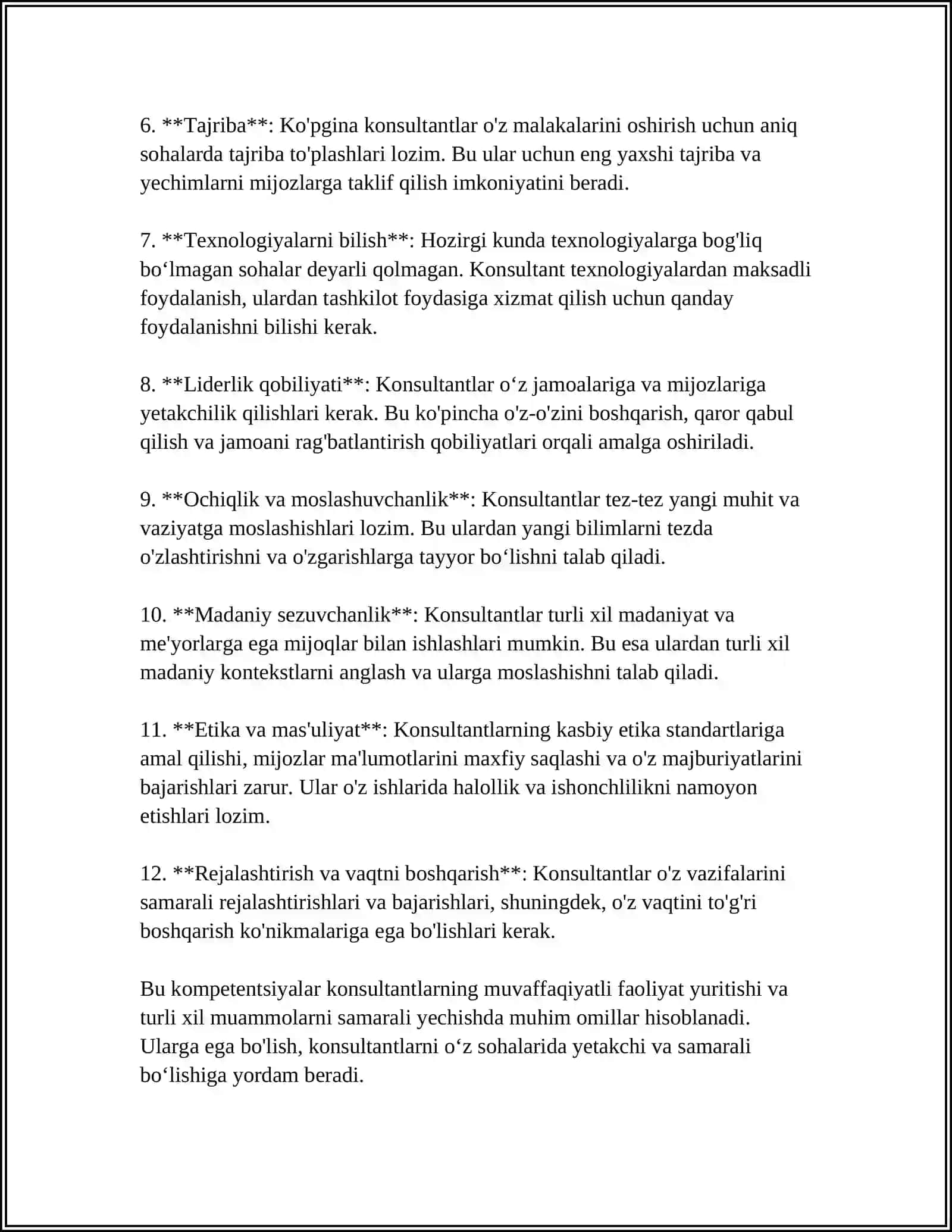 Konsultantning kasbiy tayyorgarligi 4