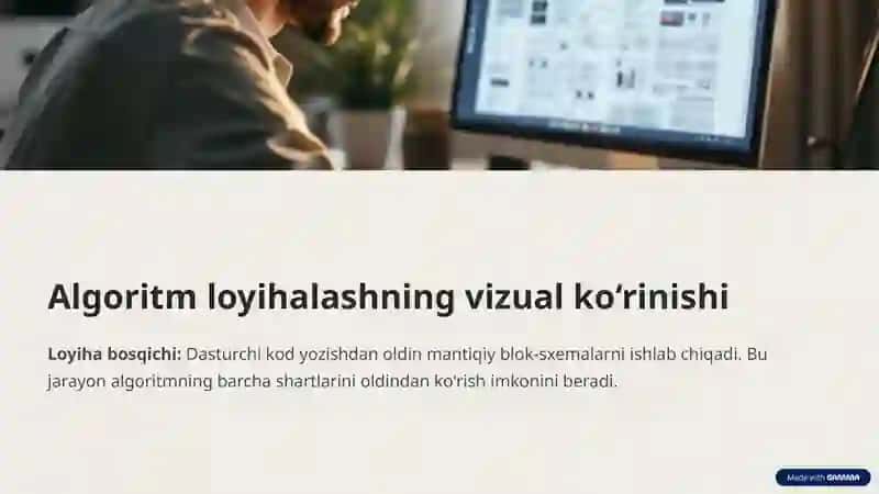 Texnik Masalalar Algoritmlarini Ishlab Chiqish 4