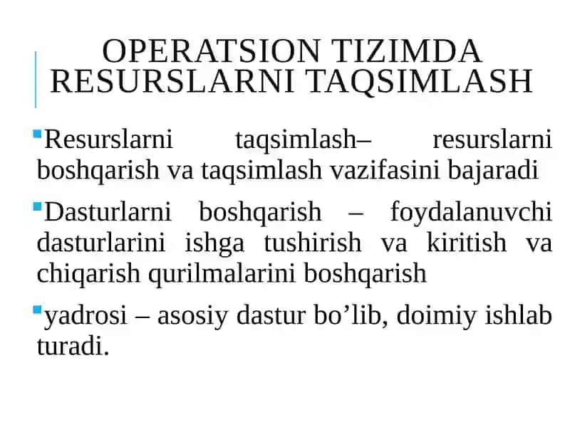 OPERATSION TIZIMTA’RIFI VA FUNKSIYALARI 4