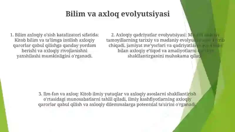 Bilim Inson Ma'Naviy Kamoloti Omili 4