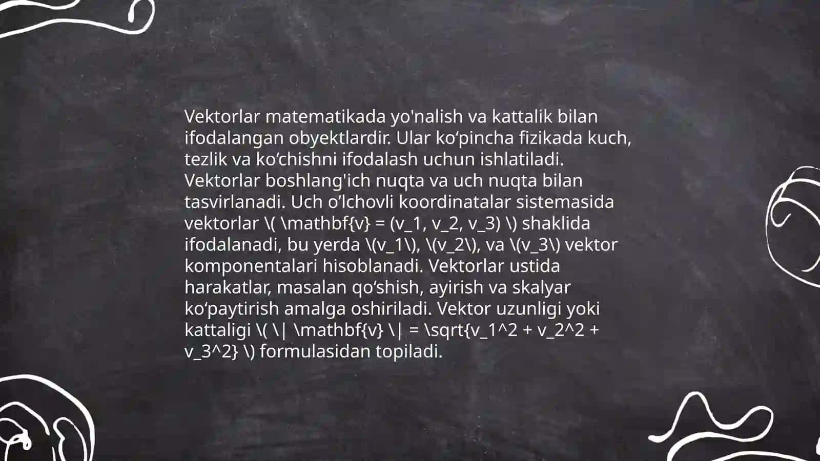 Vektor tushunchasi 4