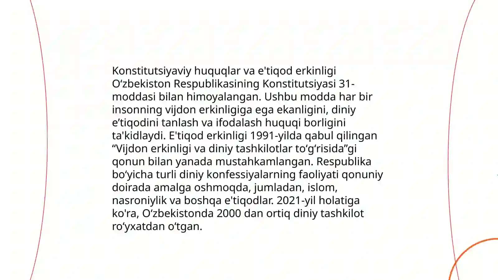 Vijdon va e'tiqod erkinligi 4
