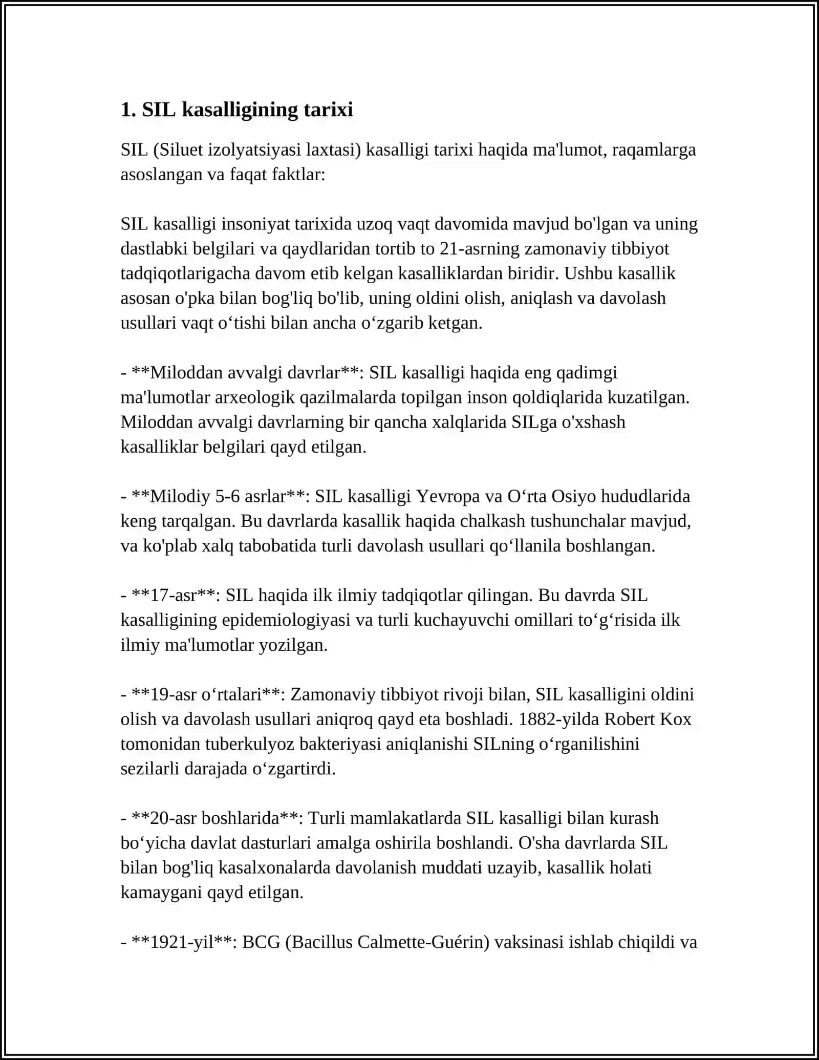 SIL, TUBERKULYOZ KASALLIGI HAQIDA 4