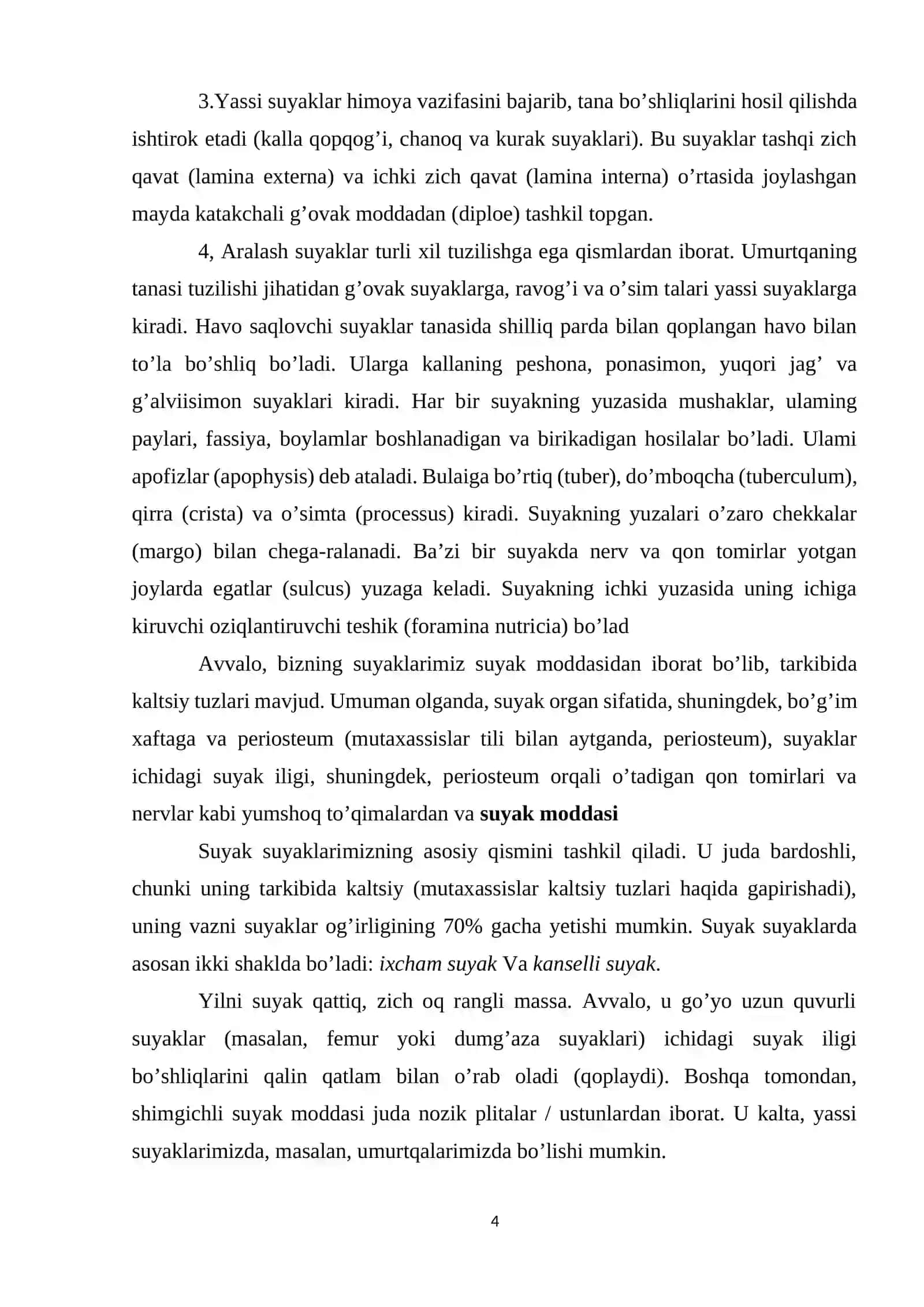 Suyak to’qimasining mexanik xossalari 4