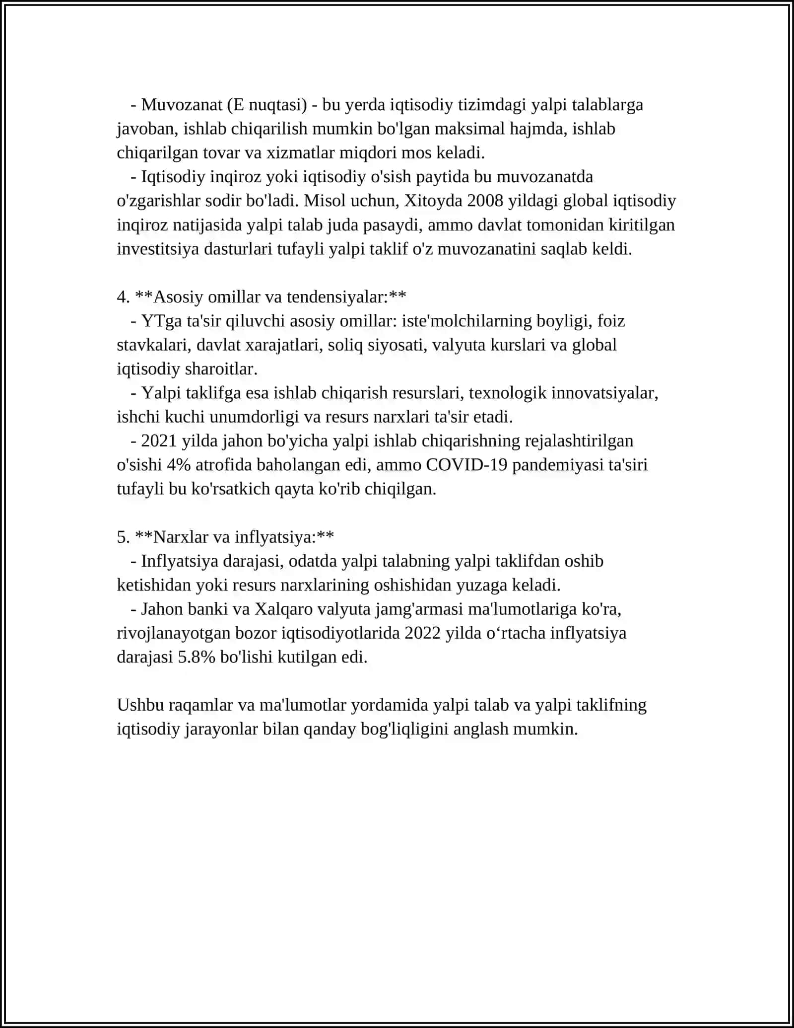YALPI TALAB VA YALPI TAKLIF 4
