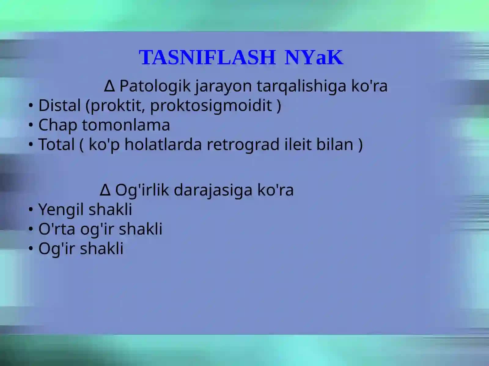 Nospesifikt yarali kolit 4