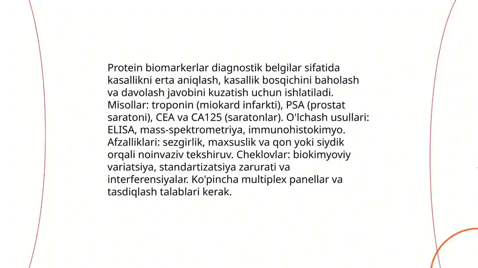 Oqsilarning tibbiyotdagi ahamiyati 4