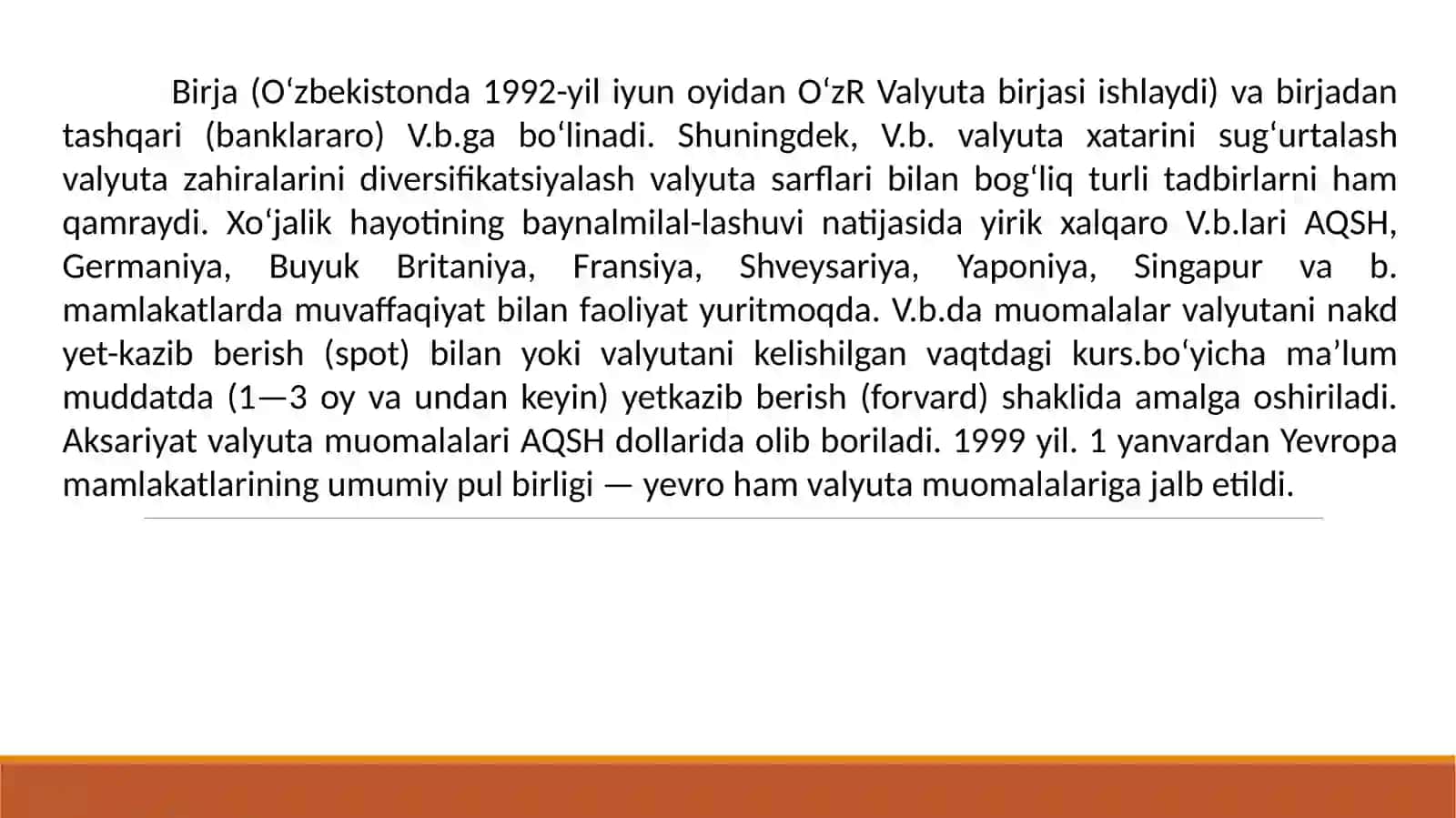 Valyuta bozori va uning ishtirokchilari 4