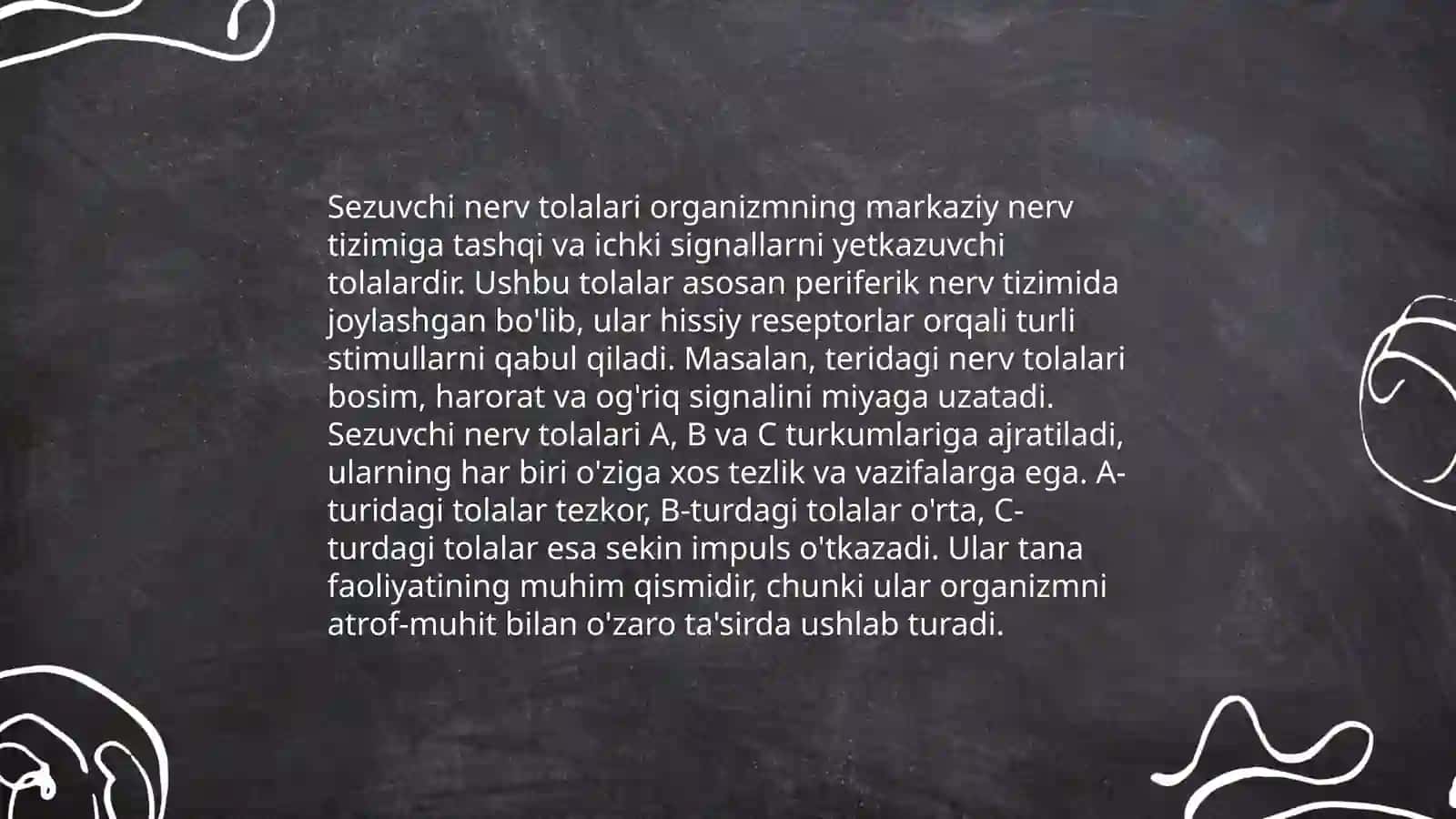 Harakatlantiruvchi sezuvchi va aralash nervlar 4