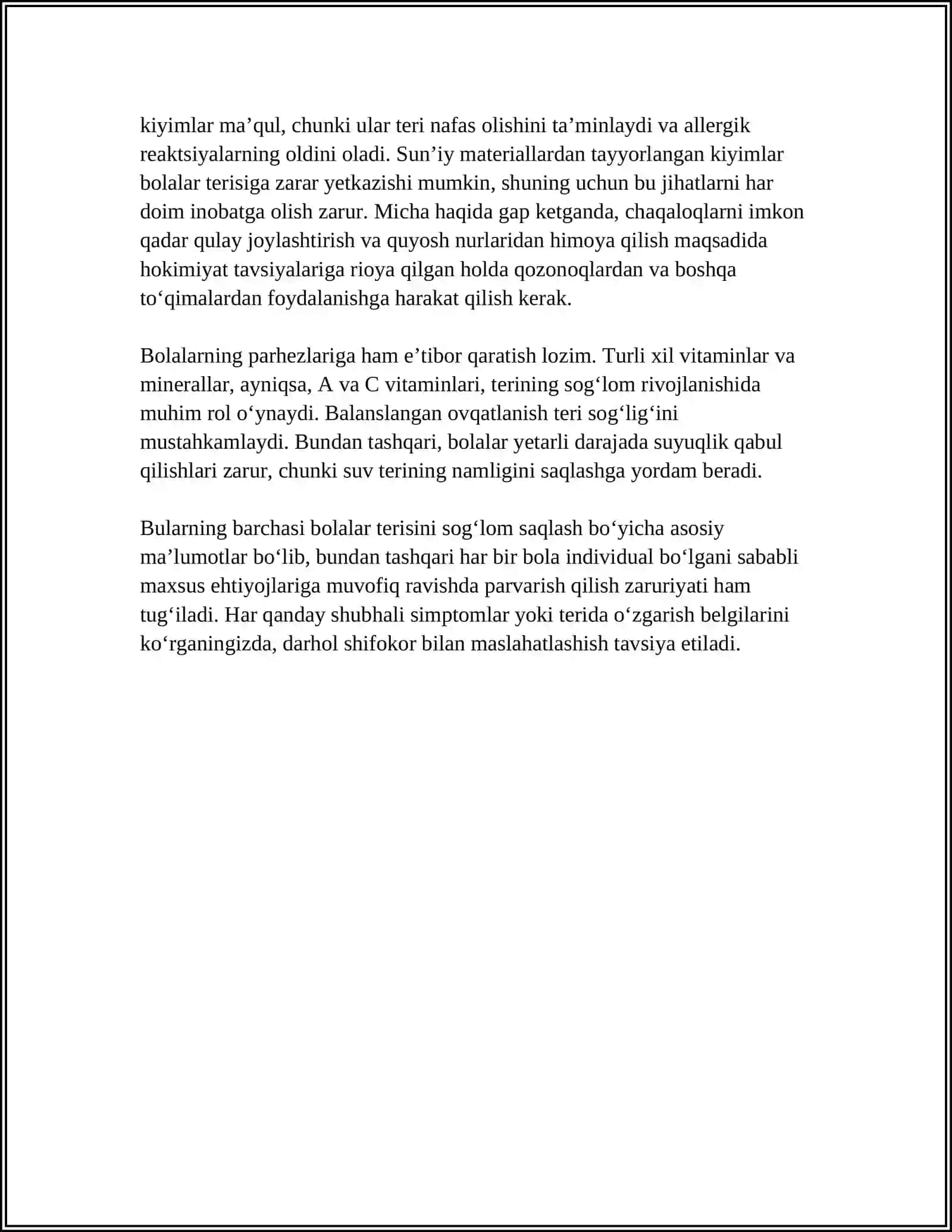 BOLALAR KOSMETIKASI 4