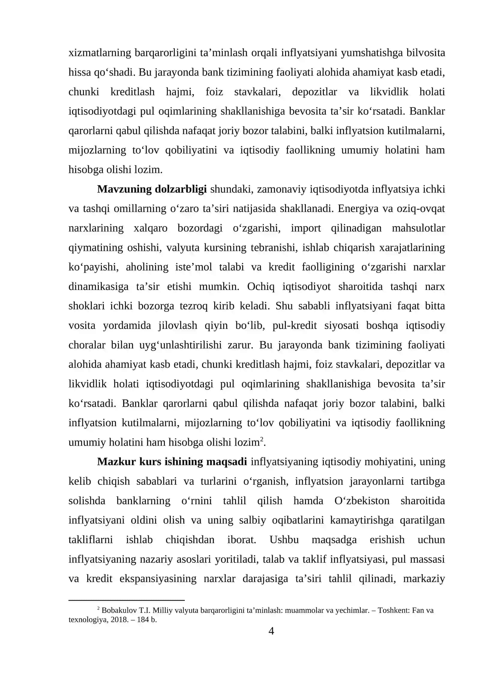 INFLYATSIYA VA UNI OLDINI OLISHDA BANKLARNING ROLI 4