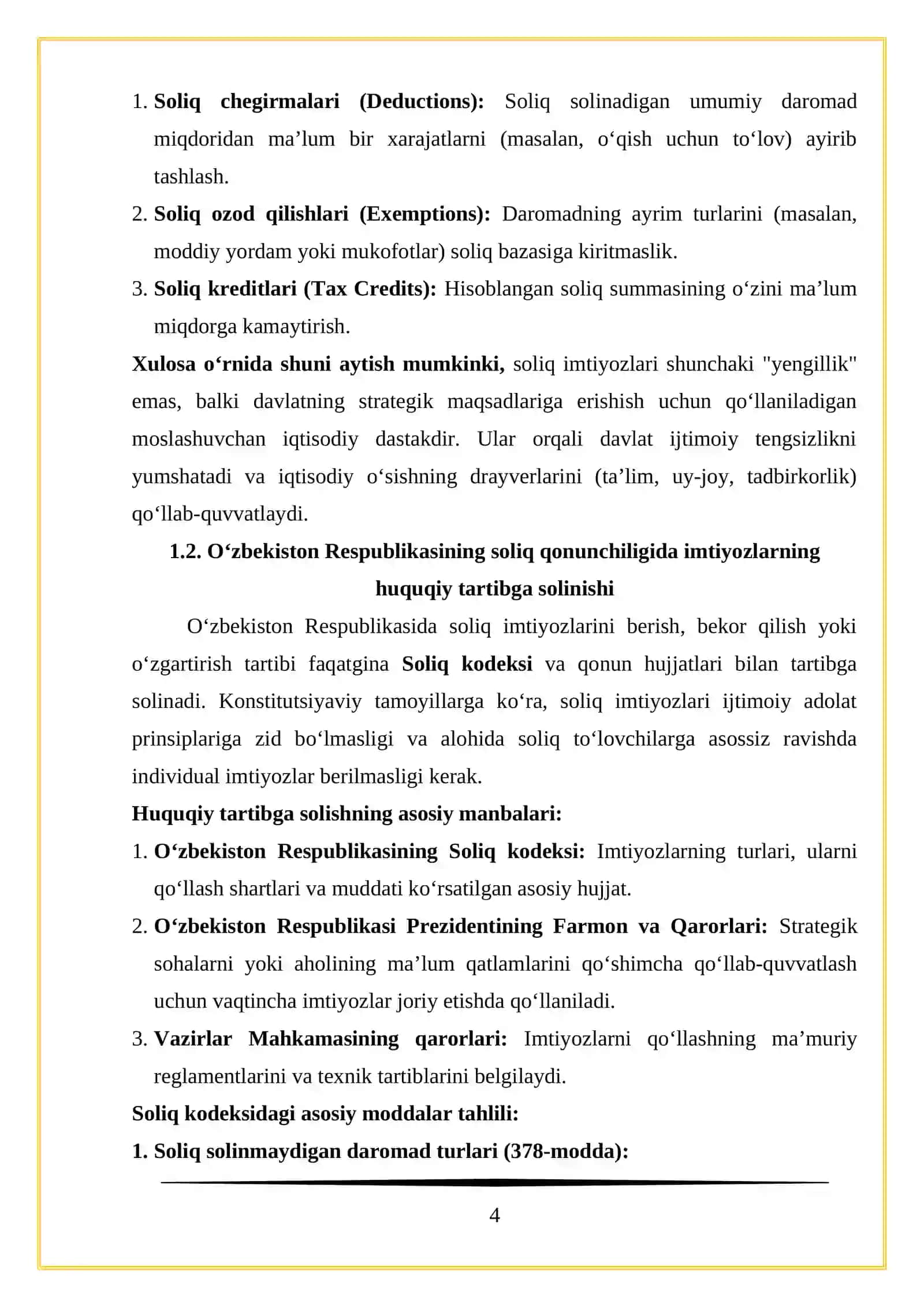Jismoniy shaxslardan olinadigan daromad solig`i 4