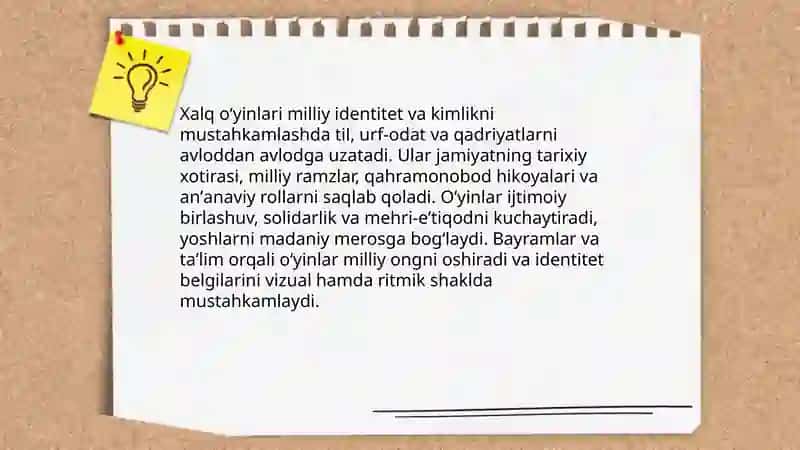 Etnomadaniyatning shakllanishida xalq oʻyinlarining oʻrni 4