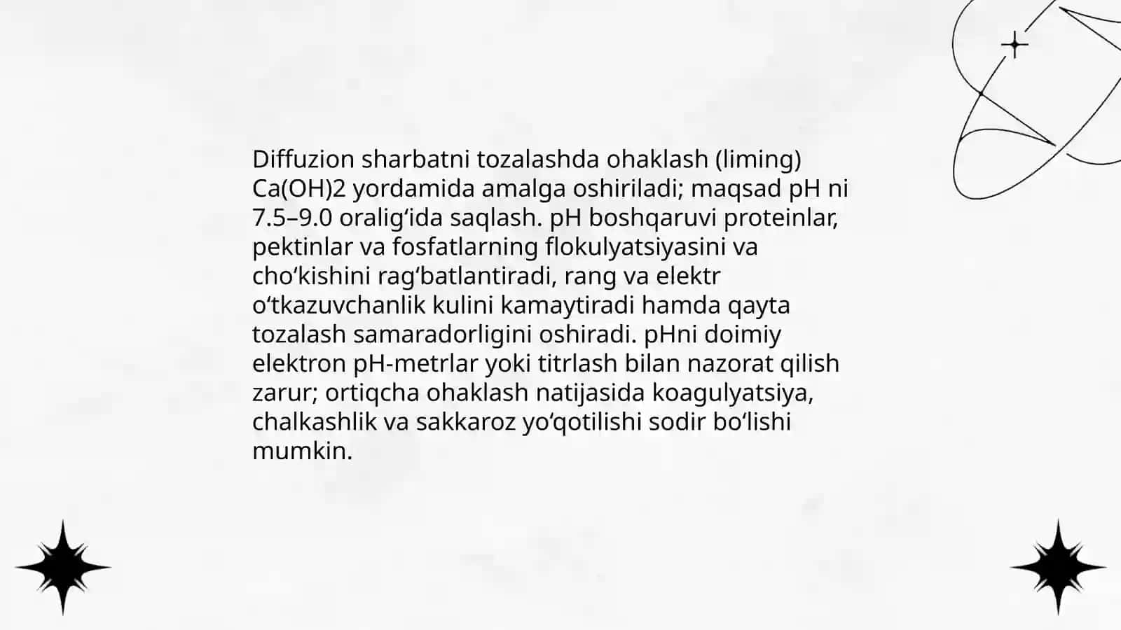 Diffuzion sharbatni tozalash 4