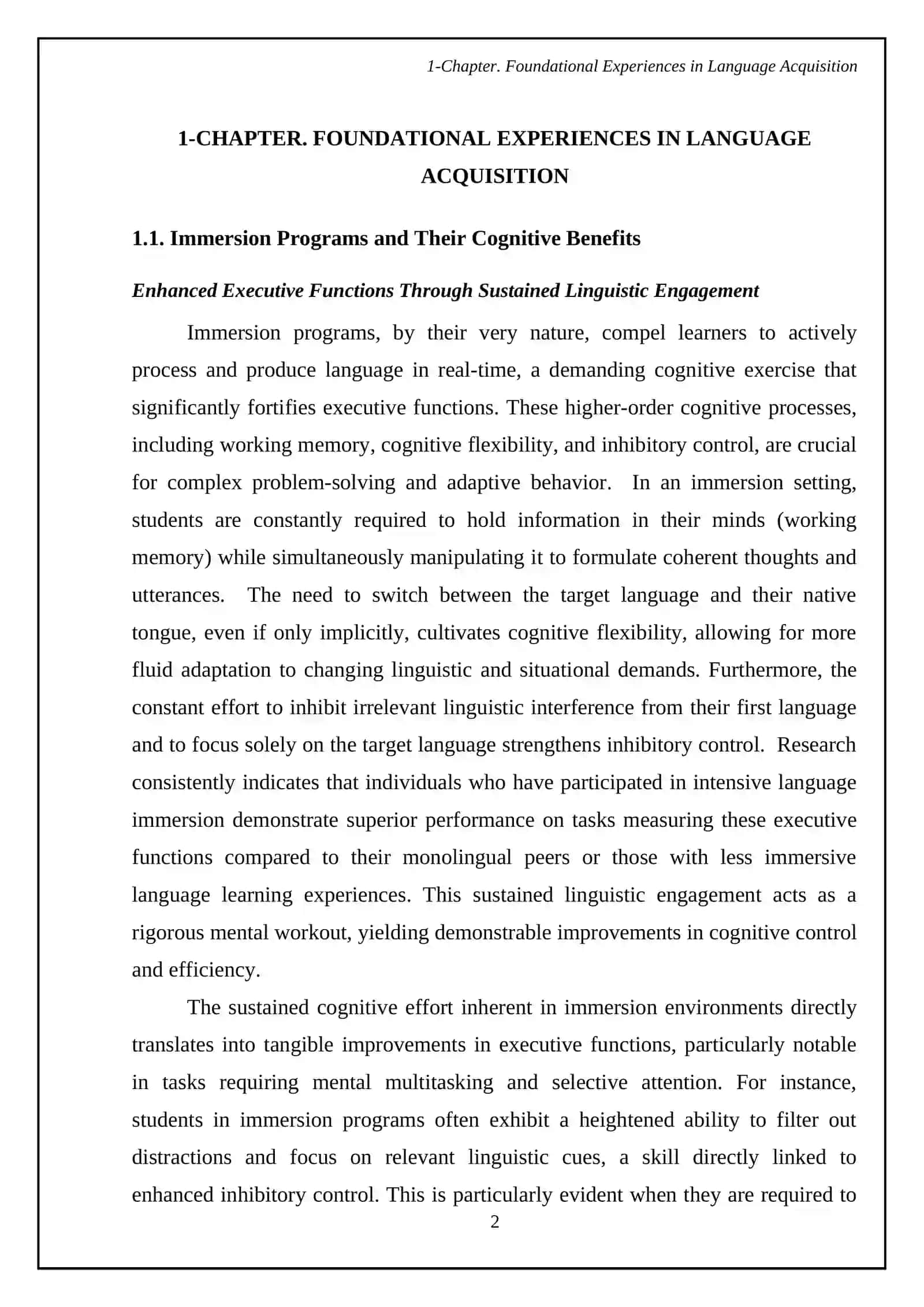 Types of experiences in foreign language teaching and their impact on student's development 4