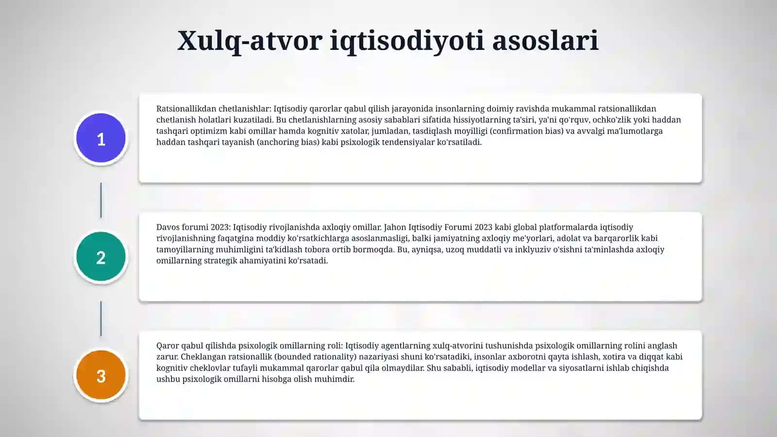 Xulq-atvor iqtisodiyoti va bioetika 4