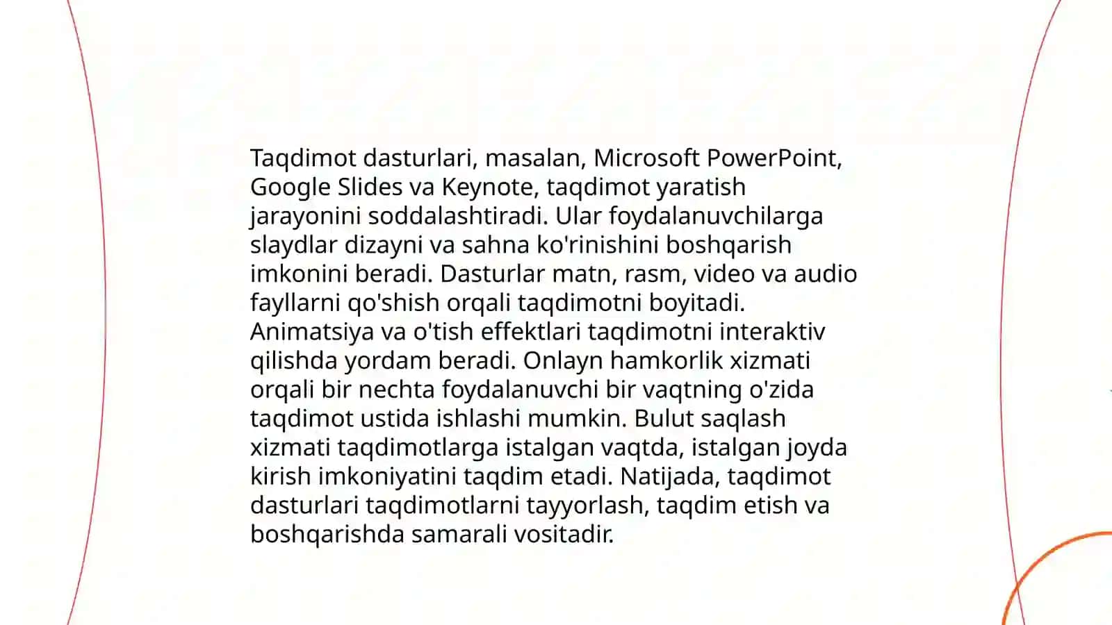 Taqdimot yaratuvchi dasturlar tarixi 4