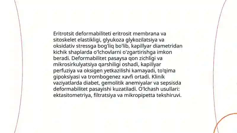 Eritrotsitlar patfiziologiyasi 4