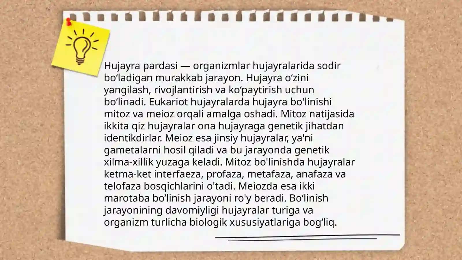 Hujayra va uning tuzilishi 4
