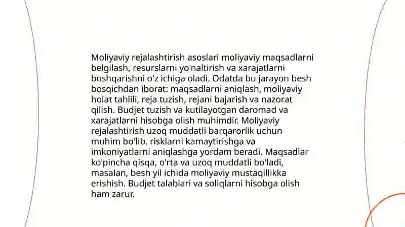 Tijorat korxonalarining moliyaviy boshqaruvi 4