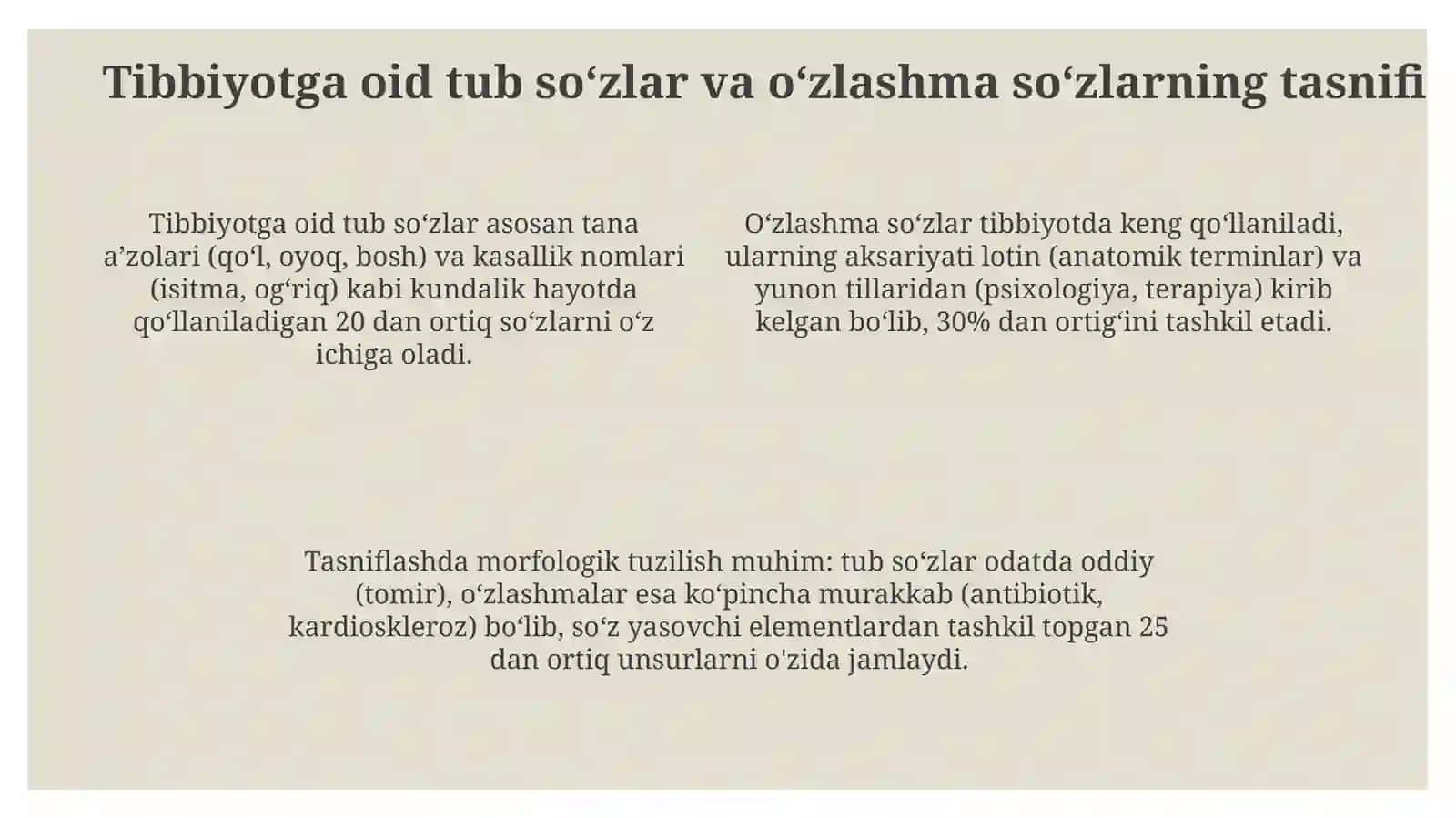 Oʻzbek tili leksikasining boyish manbalari 4