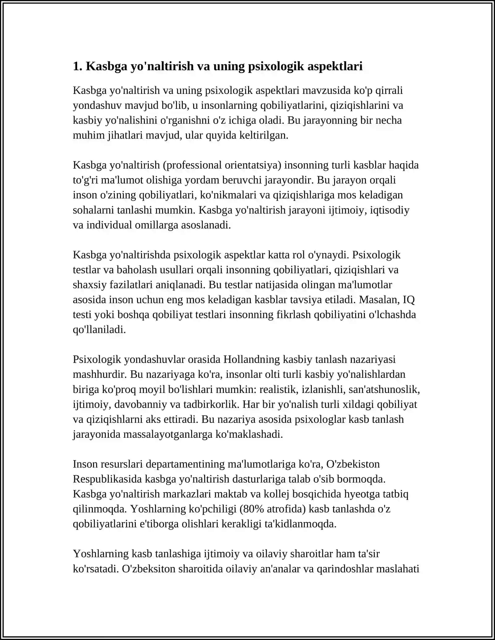 KASBGA KO'NIKISH VA UNING PSIXOLOGIK MASALALARI 4