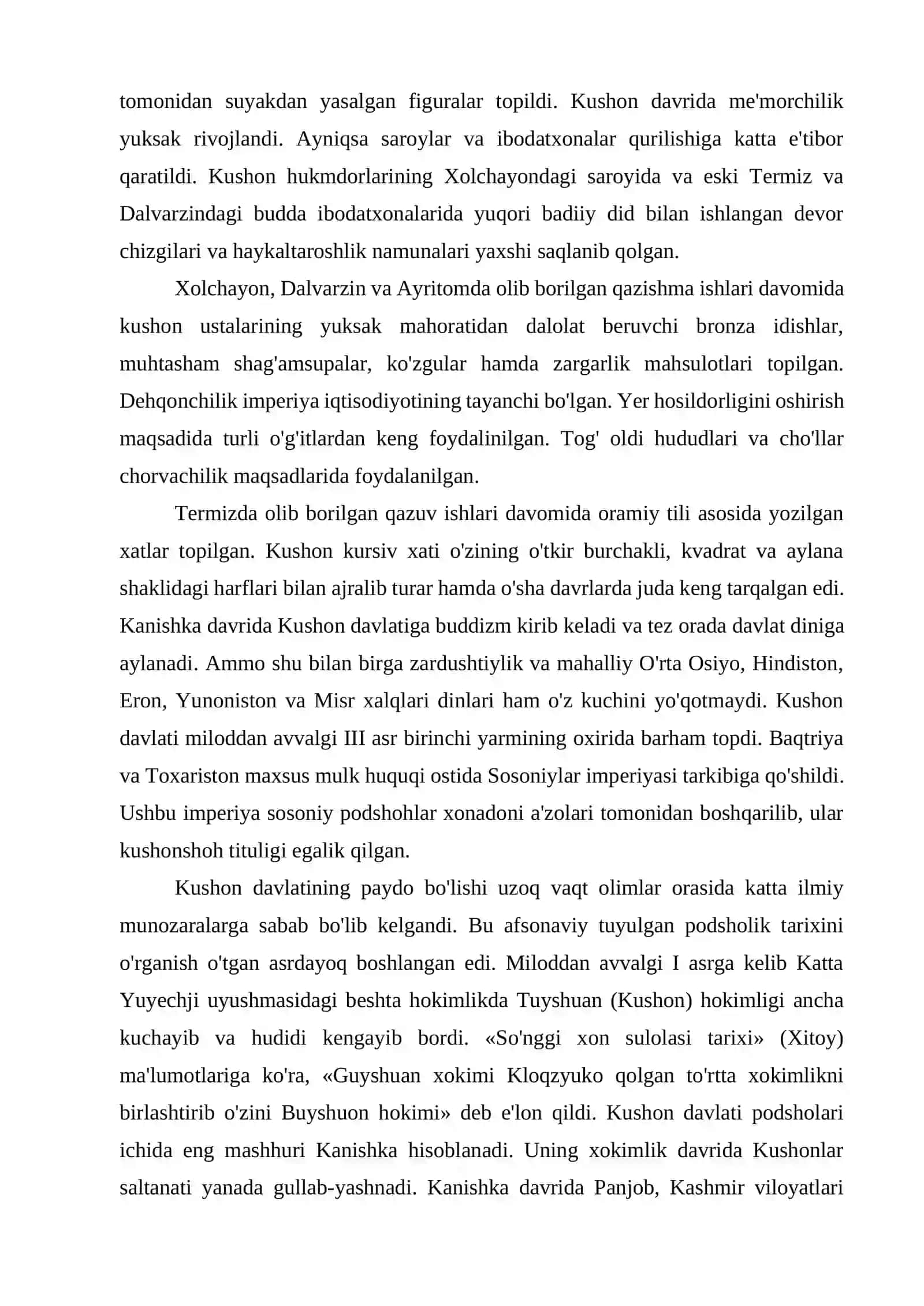 Kushon davlati(podsholigi)da xo’jalik boshqaruvi 4