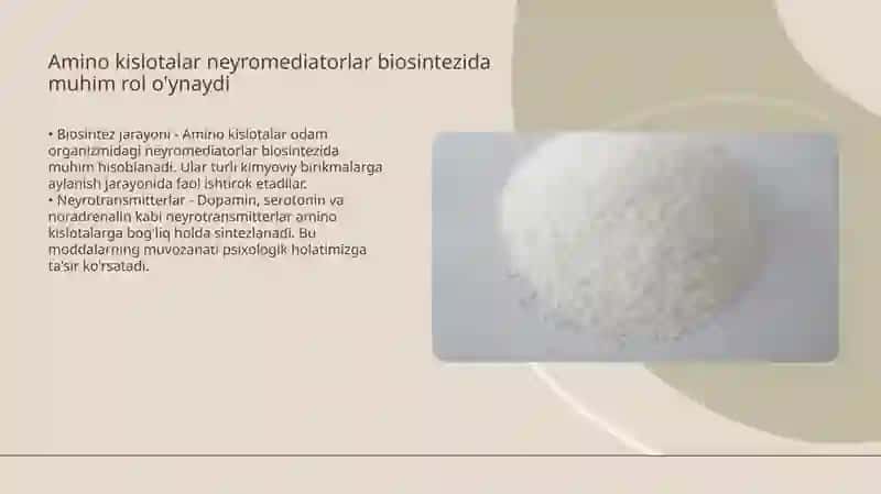 Neyromediatorlar biosintezi 4