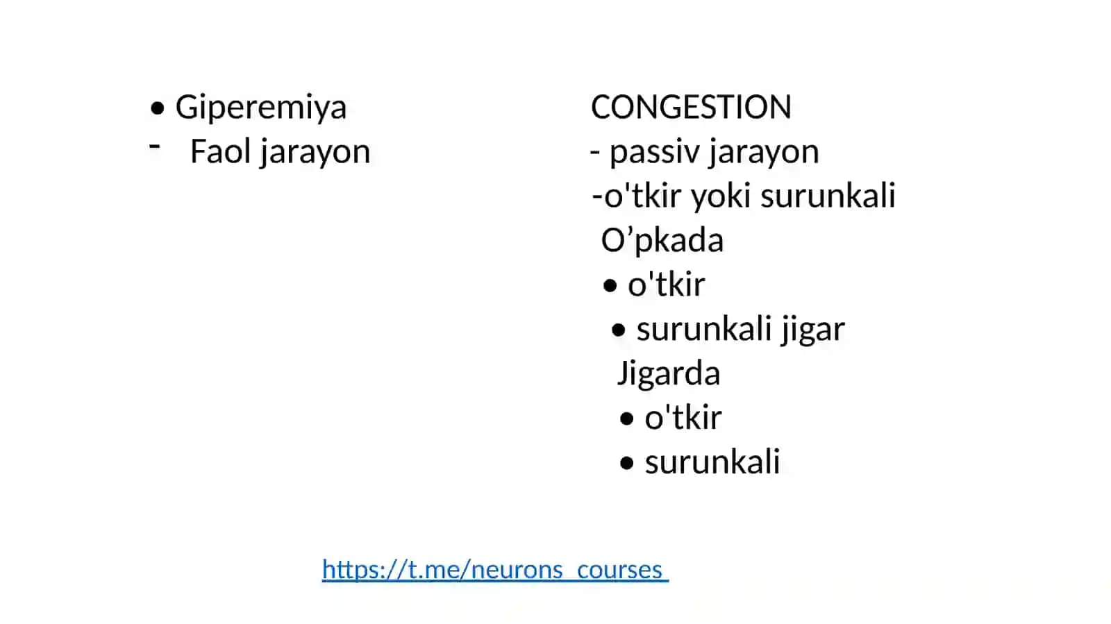 Gemodinamikani buzlishlari. Giperimiya 4