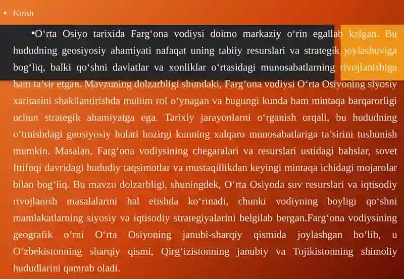 Farg‘ona Vodiysining Geosiyosiy Ahamiyati 4