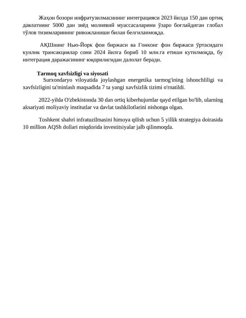 Bozor infratuzulmasi 4