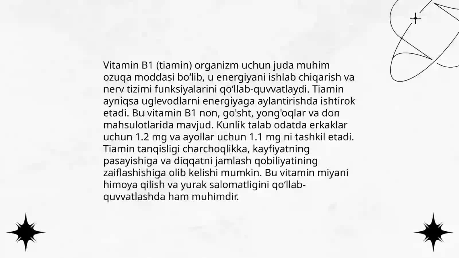 Suvda eriydigan vitaminlar 4