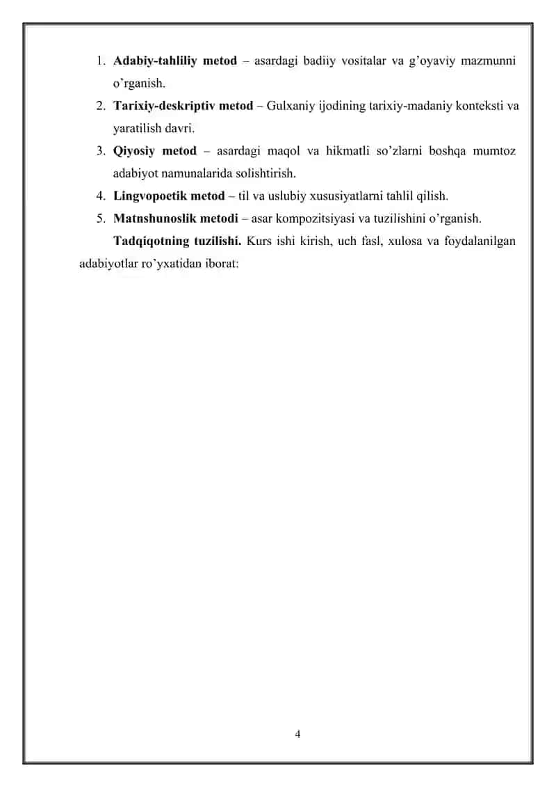 Gulxaniy masallarida xalq maqollarining badiiy ifodasi 4
