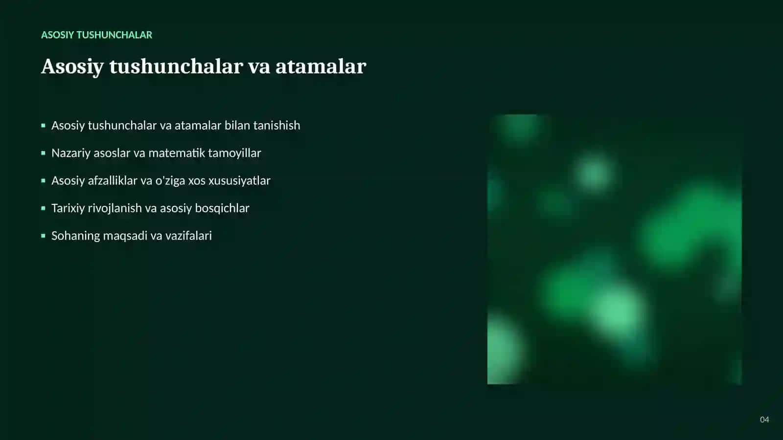 SUN'IY INTELLEKT • AI VA BULUTLI TEXNOLOGIYALAR 4
