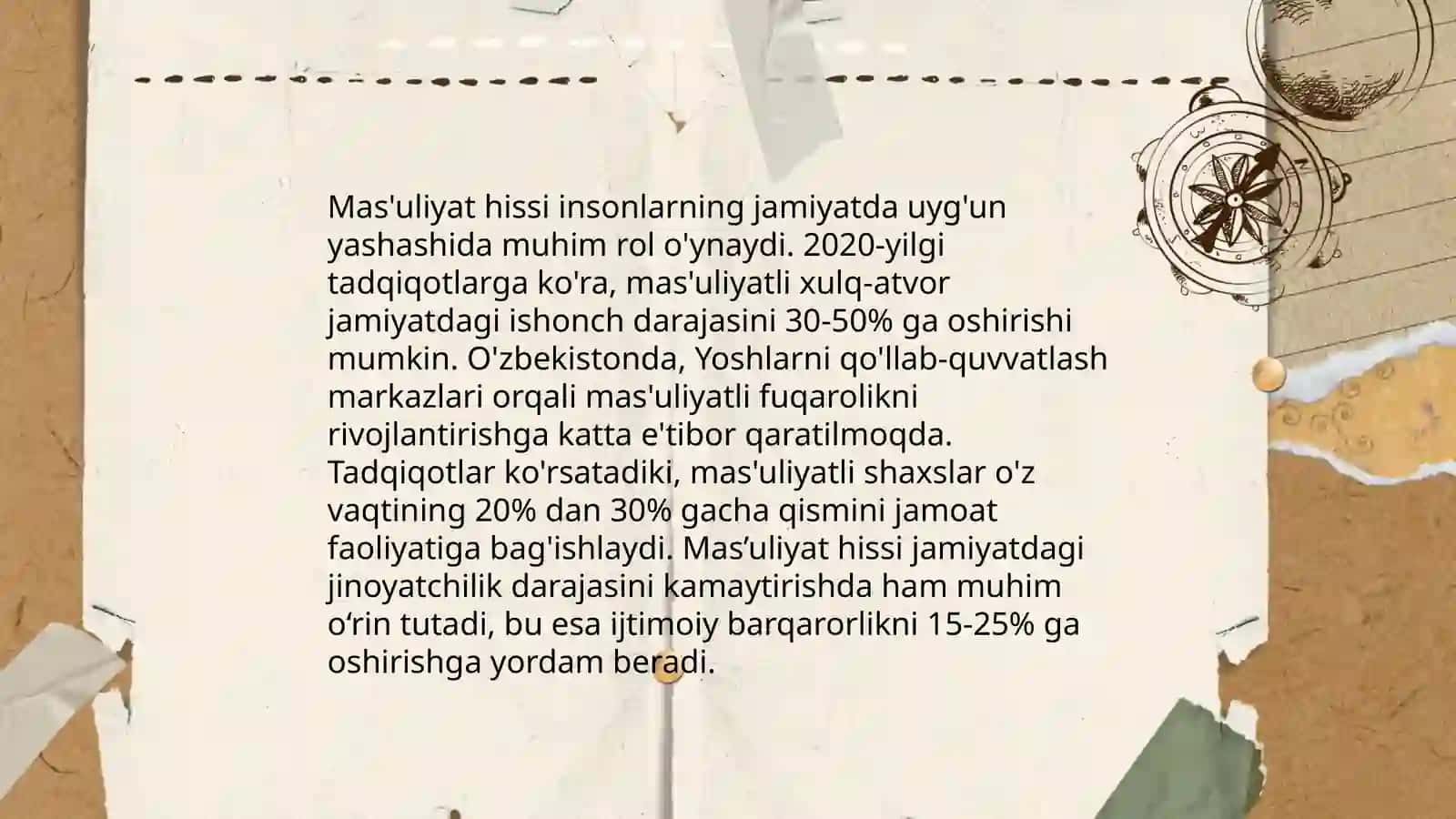 Fuqarolik tarbiyasi. Ma'naviy axloqiy tarbiya 4