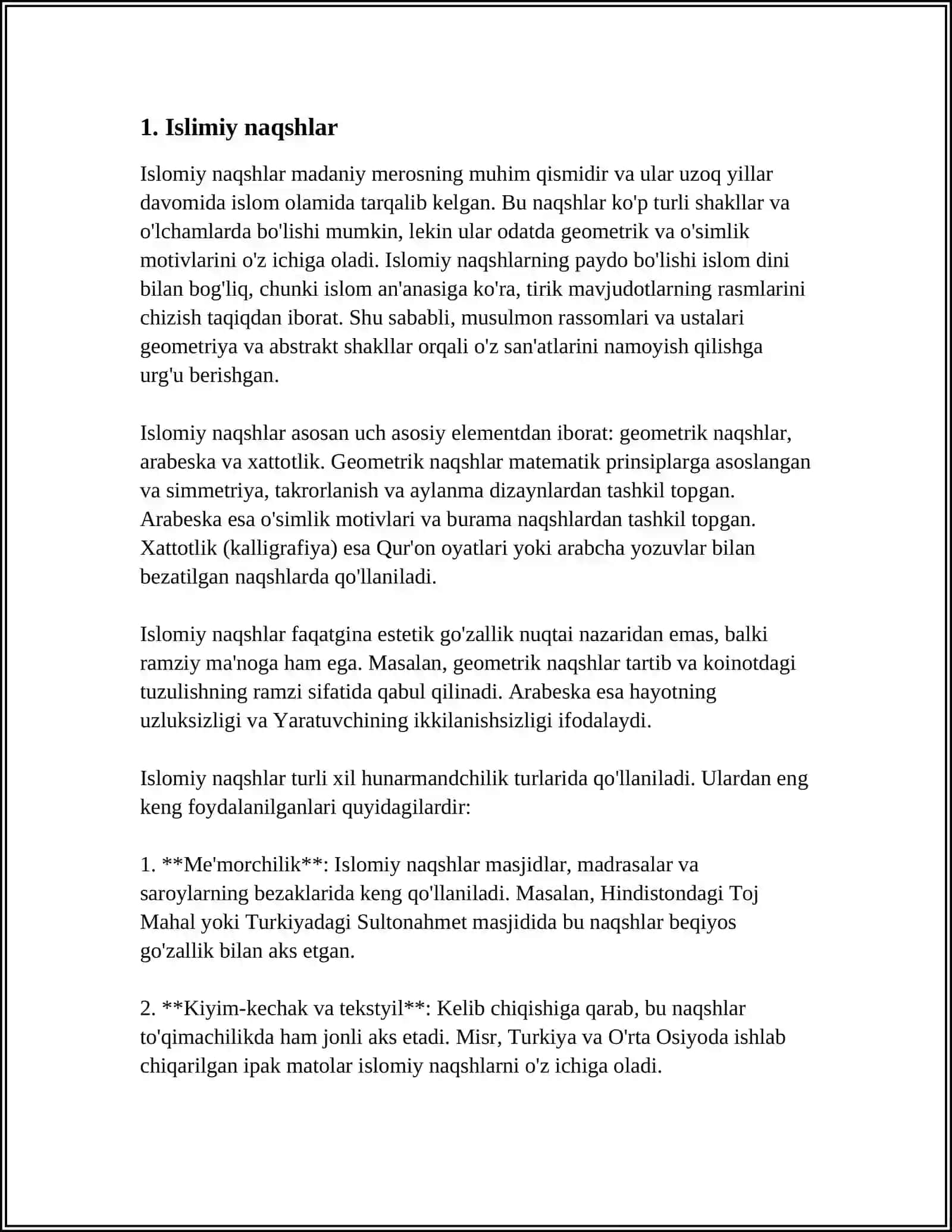 DEKORATIV RASM TURLARI 4