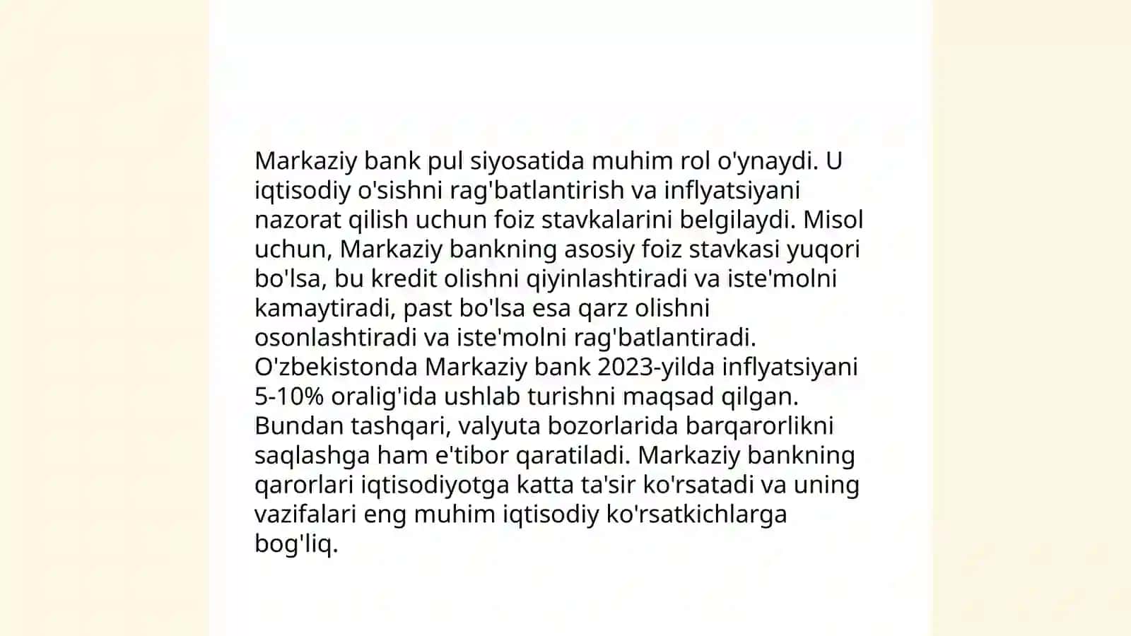 Pul va kiridit siyosati 4