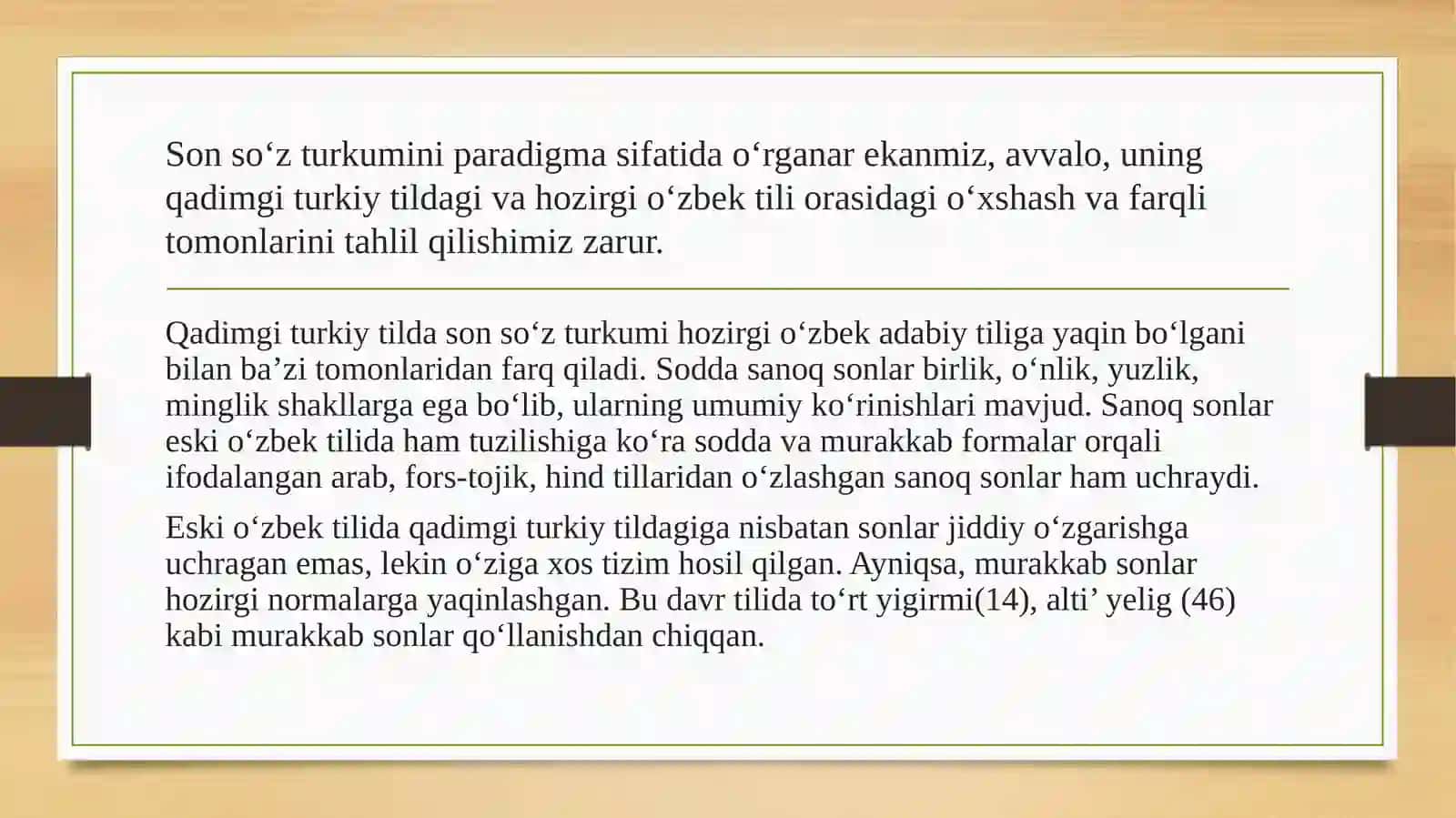 QADIMGI TURKIY TILDA SON SO‘Z TURKUMI 4
