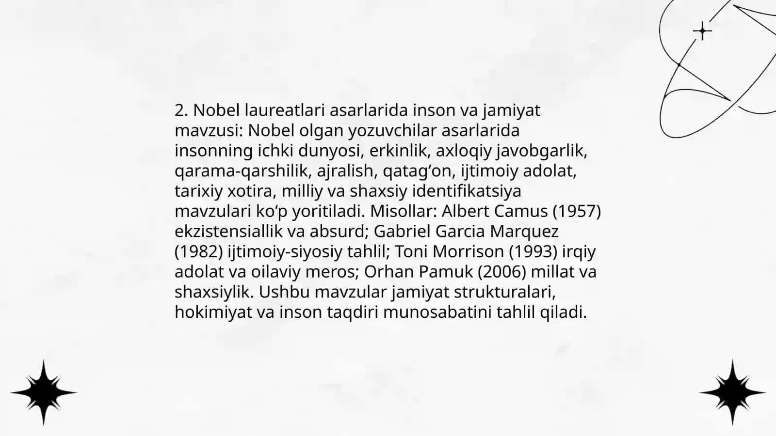 Nobel mukofoti olgan adiblar 4