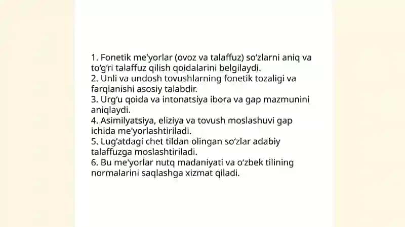 O'zbek tilining adabiy me'yorlari 4