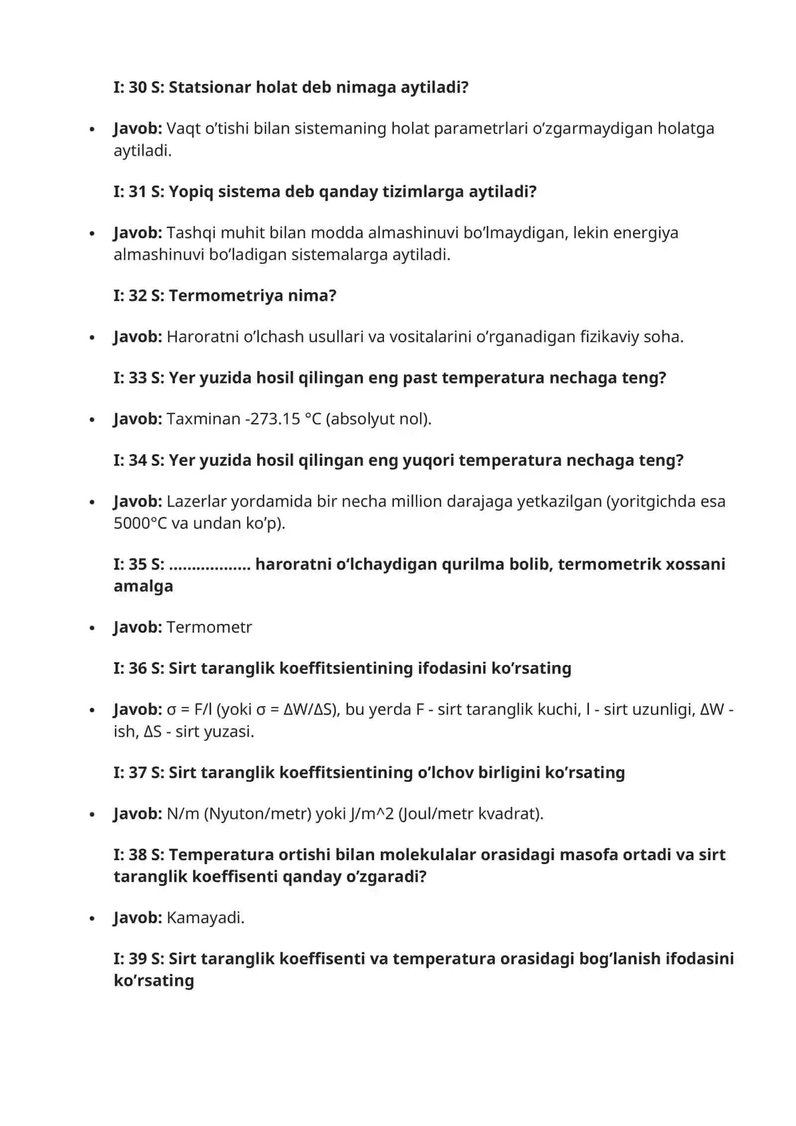 Termodinamikaning birinchi qonuni 4