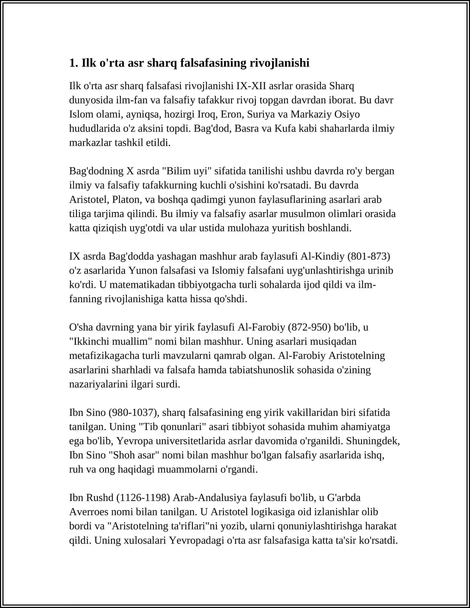 ILK O'RTA ASR SHARQ FALSAFASI VA UYGʻONISH DAVRI 4