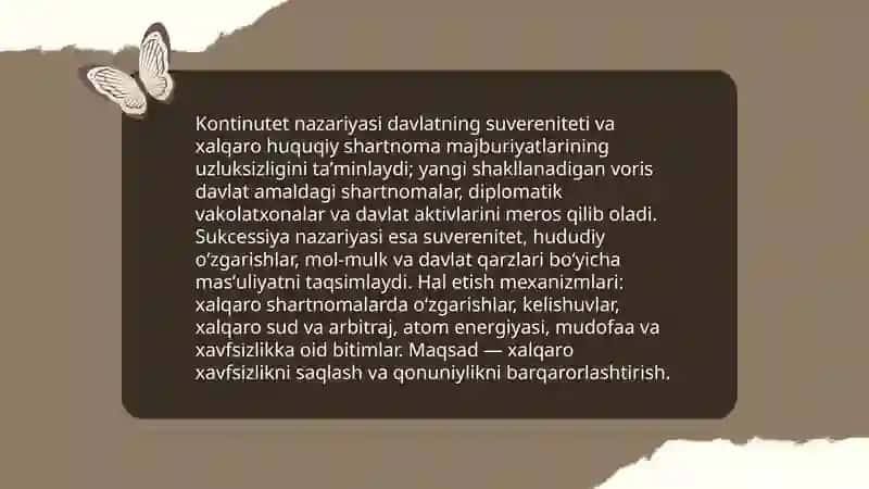 Davlatlarning huquqiy vorisligi 4